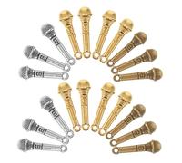 EPIGEIST 120 Pezzi Vintage Microphone Pendant Charms Antique Metal Music Note Jewelry Findings For DIY Bracelets Necklaces Scrapbooking Crafting