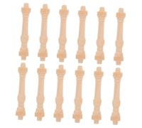 EPIGEIST 12pezzi Mini Pilastri in Materiale Robusto per Casa delle Bambole Scala Colonne Romane da Modellismo DIY Creativo Accessori Stabile e Resistenti per Decorazioni Micro Paesaggio