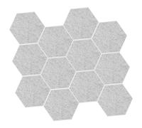 EPIGEIST 12pezzi Pannello Acustico Semplice Esagonale Da Materiale Fonoisolante Per Pareti Pannello Fonoassorbente Cuscinetto Insonorizzante Strumento Di Riduzione Del Rumore