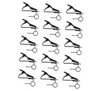 EPIGEIST 15pezzi Clip Per Microfono Lavalier Metallo Fermagli Compatto Regolabile Per Microfoni Da Bavero Supporto Clip Per Microfono Wireless
