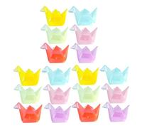 EPIGEIST 18 Pollici Miniature Resin Crane Figurines Glow in The Dark Luminous Origami Animal Models For Aquarium Dollhouses Garden Micro Landscape Decor