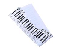 EPIGEIST 1pezzi Piano Keyboard Practice Chart Guida Visiva Per Insegnamento e Pratica Per Principianti Supporto Per Apprendimento Chiavi Pianoforte Stampa Chiara e Resistente
