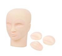 EPIGEIST 1set Testa Silicone Per Pratica Di Bellezza e Make-up Per e Tecnich Trucco Include Testa Removibile Labbra e Occhi Per Principianti Ed Esperti