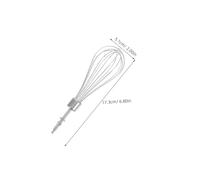 EPIGEIST 2 pezzi Accessori per Sbattitore Elettrico Testine Frusta in Acciaio Inossidabile per Mini Trapano Manuale per Montare e Uova in Cucina Miscelatore Versatile per Riutilizzabile