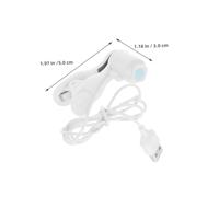 EPIGEIST 2 Pezzi Clicker Schermo Smartphone USB con Velocità Regolabile Tocco Automatico Silenzioso per Live Streaming Shopping Online e Automazione Task Materiale Abs Resistente Bianco