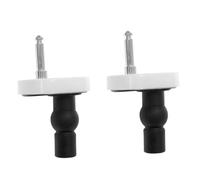 EPIGEIST 2 Pezzi Kit Fissaggio per Sedile Wc con Cerniere Sgancio Rapido Viti Espandibili Resistenti Compatibile con Vari Modelli per Sostituzione Semplice e Duratura