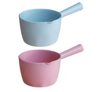 EPIGEIST 2 Pezzi Mestolo Multiuso in Plastica Pp Manico, Paletta per Acqua da Cucina e Bagno, Leggero e Portatile per Ristoranti, Giardino e Uso Domestico