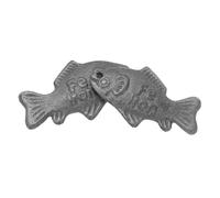 EPIGEIST 2 Pezzi Pesce in Ghisa per Cottura Integratore Naturale di Ferro per Atleti Vegani e Donne in Gravidanza Strumento Compatto e Durevole per Dieta Ricca di Ferro