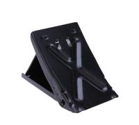 EPIGEIST 2 Pezzi Stop Control Cunei Ferma Ruota in Metallo Nero Antiscivolo per Auto e Camion Resistente Base in Metallo ad Alta Presa Accessorio Sicuro per Parcheggio Stabile