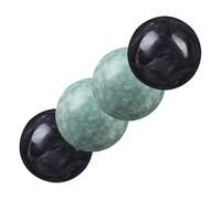 EPIGEIST 2 set Palline Massaggio in da Verdi e Neri per Rilassamento e Dallo Stress Esercizi per Mani e Design Compatto e Leggero Ottime per Automassaggio e Tensione Muscolare