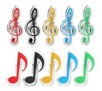 EPIGEIST 20 Pezzi Clip Per Libri Di Musica in Plastica Abs, Fermaglio Portapagine Per Spartiti Piccoli e Leggeri, Segnalibro Per Carta Musicale Per Lettura e Studio