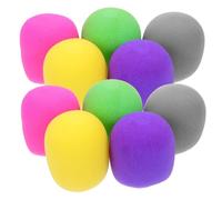 EPIGEIST 20 pezzi Coprimicrofono in Schiuma Spessa Protezione Antivento e Antispruzzo Adatti per Microfoni Handheld in Ktv Party e Live Streaming Lavabili e Elastici