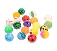 EPIGEIST 20 pezzi Palline Rimbalzanti in Gomma Colorate Elastiche Stress e Feste Palline Saltarelli Sicure e Resistenti