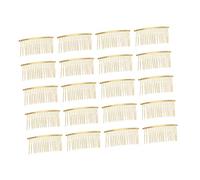 EPIGEIST 20 pezzi Pettini Laterali in Metallo Dorato per Capelli Fermaglio Invisibile per Frangia Clip Twist per Acconciature Eleganti Accessori Sposa e Velo Design Ergonomico e Resistente