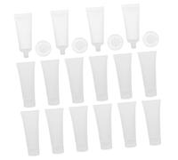 EPIGEIST 20 pezzi Tubetti Mini Riutilizzabili per Viaggio Contenitori Cosmetici Vuoti da Dosatori Spremere per Crema Mani Shampoo e Sapone Portatili e Antigoccia per Viaggi e Business
