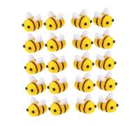 EPIGEIST 25 Pezzi Lana Modellistica Decorazioni Piccole Api per Vestiti Cappelli e Accessori Fai da Te