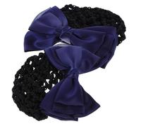 EPIGEIST 2pezzi Coprichignon in Morbido Per Donna Fermagli Per Chignon Design Fiocco Retine Per Capelli Pratiche Per Infermiere e Hostess Accessori Per Capelli Di Qualità Per Tutte Le Occas