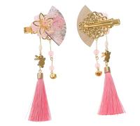 EPIGEIST 2pezzi Fermagli Giapponesi Design Ventaglio Accessori Eleganti Per Per Cerimonie Feste e Uso Quotidiano Stile Kimono e Sogni Di Bellezza