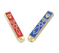 EPIGEIST 2pezzi Mezuzah Decorativa Stile Antico per Decorare Le Porte con Arte Religiosa e Atmosfera Sacra Compatte e Design Unico per La Tua Casa