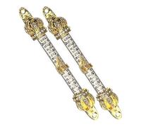 EPIGEIST 2pezzi Mezuzah in Metallo per Porta Esterna Decorazioni Religiose Israeliane Kit per Casa Scritture Sacre Benedizione per Inaugurazione