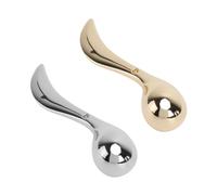 EPIGEIST 2pezzi Mini Cucchiaio Cosmetico Per Crema Viso Portatile Palette Per Makeup e Maschera Design Compatto Per Viaggio e Uso Quotidiano