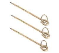 EPIGEIST 3 Dog Lead Stake Heavy Duty Spiral Iron Ground Spike For Cattle Sheep Horse Outdoor Tethering Posts Portable And Easy Install