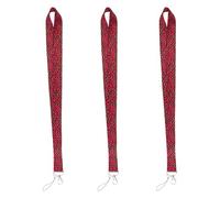 EPIGEIST 3 pezzi Cordino per Cellulare Leopardato da Resistente e Leggero Laccio Collo Multifunzione per Smartphone Tessere Id e Chiavi con Ganci Robusti per Uso Quotidiano