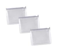EPIGEIST 3 pezzi Pochette Trasparenti PVC Impermeabili per e Toilette Organizer Viaggio e Resistente Borse Cosmetici Facili Vedere e Conservare