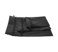 EPIGEIST 3 Pezzi Porta Pannolini Impermeabili Nero Organizer Pannolini Borsa Passeggino per Ragazzo Ragazza Diverse Misure per Viaggi e Uso Quotidiano