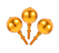 EPIGEIST 3 Pezzi Topper per Esterno in Finitura Lucida Resistente Intemperie Compatibile con Aste Telescopiche Usa per Scuole e Enti Pubblici