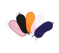 EPIGEIST 30 pezzi Mascherine per Dormire Nere in Poliestere con Cinturini Elastici Copri Occhi per Sonno Viaggi e Pisolini Antiluce per Uomo e Donna