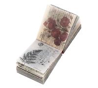 EPIGEIST 365 Fogli Carta Vintage per Scrapbooking e DIY Carta Decorativa retrò per Diario e Album Materiale Artigianale con Motivi Diversi Facile da Strappare e Usare