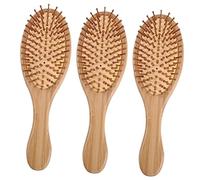 EPIGEIST 3pezzi Massaggiante Bamboo Per Pettini Per Del Capelluto Design Per Comfort e Stimolazione Della Circolazione Sanguigna