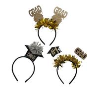 EPIGEIST 3pezzi Mini Hat Hairband Per Laurea Accessori Creativi Per Feste Primaverili Elegante Copricapo Per Celebrazioni e Ricordi Indimenticabili