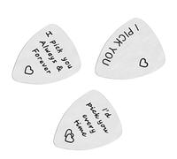 EPIGEIST 3pezzi Plettro Per Chitarra in Acciaio Plettro Per Chitarra Per Acustica Plettri Sottili Per Plettri Per Per Shrapnel Per