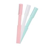 EPIGEIST 3Pezzi Rasoio per Sopracciglia Inossidabile Shaper per Sopracciglia con Design Pettine e Cappuccio Sicurezza