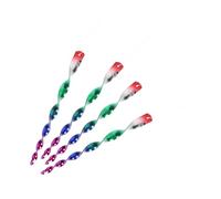 EPIGEIST 4 pezzi Bastoncini Scaccia Uccelli Riflettenti Dissuasori Piccioni e Volatili per Balcone e Design Spirale Sfumato Funzionali e Decorativi