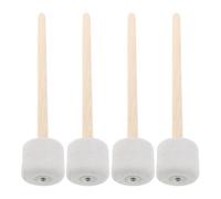 EPIGEIST 4 Pezzi Mazze per Grancassa con Testa in Feltro e Manico in Legno Bacchette per Timpani e Strumenti Percussione Pratico per Bande e Orchestre Resistente e Confortevole