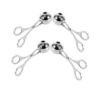 EPIGEIST 4 Pezzi Pinze per Polpette Acciaio Inossidabile Strumento Versatile per Carne e Verdure Resistente e Facile da Forma Uniforme e Professionale per Cucina