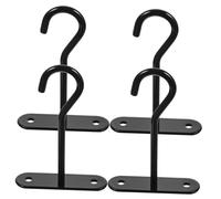 EPIGEIST 4 Set Ganci da Soffitto in Ferro per Piante Sospese e Vasi Esterni Ganci Resistenti per Appendi Piante su Soffitto e Parete per Decorazioni Outdoor e Organizzazione Casa