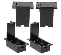 EPIGEIST 4pezzi Scatola Per Batteria Plastica Di Custodia Semplice Per Batteria Da Chitarra Contenitore Per Accessori Per Chitarra e Basso