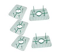 EPIGEIST 5 Pezzi Supporti per Fragole da con Rete Quadrata Sostegno Elevato con Gambe per Coltivazione Struttura in Facilmente Smontabile e Traspirante