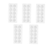 EPIGEIST 5 pezzi Vassoi Porta Uova in Schiuma Perla Antiscossa per Uova Contenitori Resistenti e Sicuri per Conservazione Casa o Negozio Colore Bianco