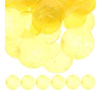 EPIGEIST 50 Dischi di Conchiglia Naturali Rotondi da 5 CM con 2 Fori Perline Piatte per Creazione di Gioielli e Campanelli Eolici Accessori Artigianali per Decorazioni Fai da Te