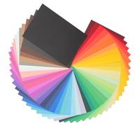 EPIGEIST 50 fogli per e Origami Carta Artigianale Assortita Colori per Materiale Creativo DIY Accessori per Progetti Manuali e Decorazioni