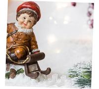 EPIGEIST 50 Pezzi Miniature Santa Claus Doll Shoes in Plastic Decorative Mini Boots for Doll Dress Up And Mini House Ornament Smooth Edges Portable Toy Accessories