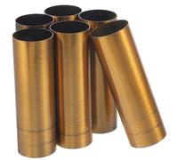 EPIGEIST 6 pezzi Coprisocket in Metallo per Lampadari Vintage Manicotti Base Lampada Resistenti e Decorativi per Lampadari Candela ed Accessori per Illuminazione Interni