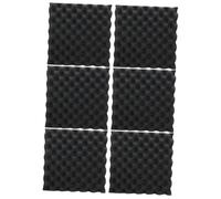 EPIGEIST 6 pezzi Pannelli Fonoassorbenti Autoadesivi in Schiuma Alta Densità Isolamento Acustico Pareti per Studio Musica e Ufficio