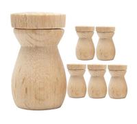 EPIGEIST 6 pezzi Pendenti Diffusore Essenziali in Legno per Auto Bottiglie Profumo per Decorazione DIY Design Compatto e Resistente per Casa e Ufficio