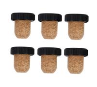 EPIGEIST 6pezzi Tappi Bottiglia Vino Rosso Sughero Naturale Tappo Sigillante Riutilizzabile Per Bottiglie Beverage Stopper Guarnizione Ermetica Per Conservazione e Protezione Del Vino